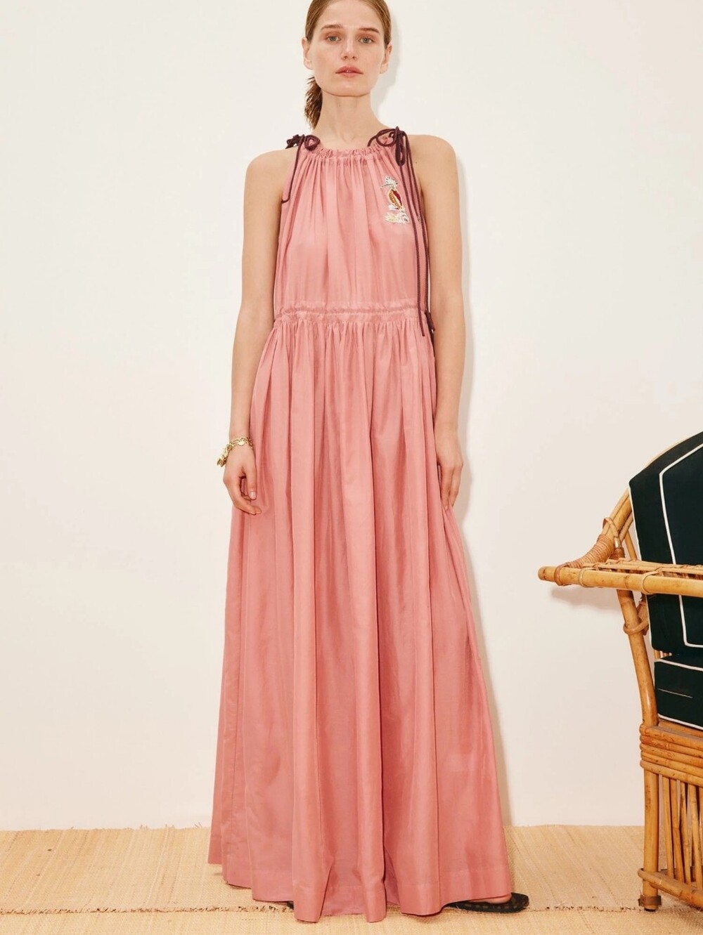 Alemais zuri embellished maxi dress